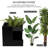 20''Cube Metal Planter Steel Planter Box Black Steel Flower Pot Heavy Duty Planter