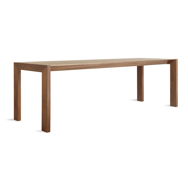 Rustic Walnut Extendable Dining Table for Eight