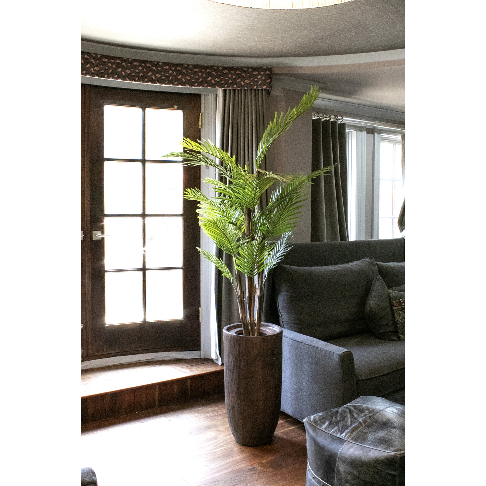 Artificial Faux Vintage Real Touch 71" Palm Tree for Home décor and wedding décor 