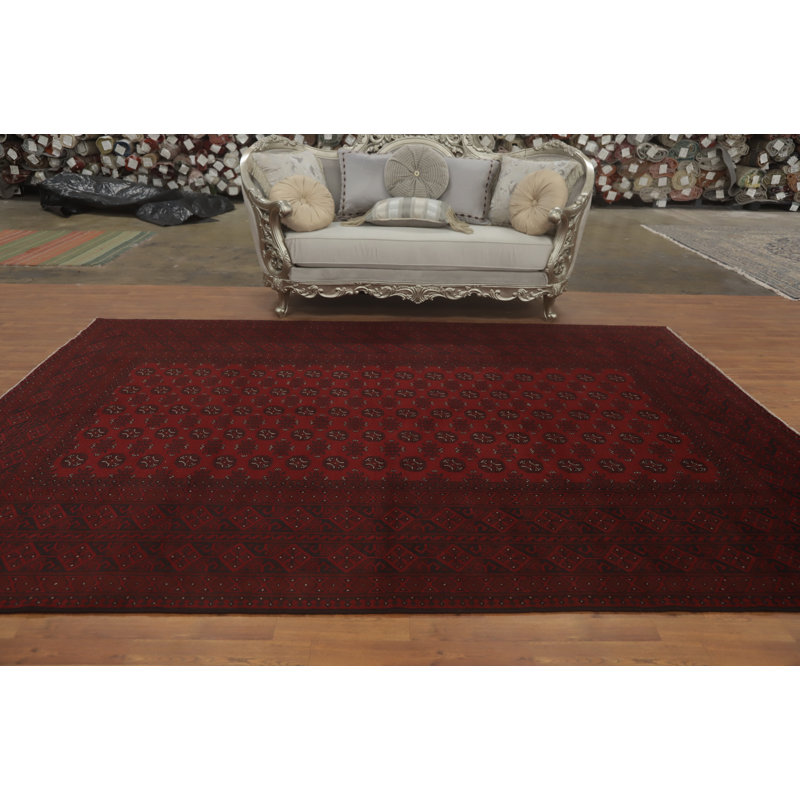 Tapis oriental géométrique 8 x 11