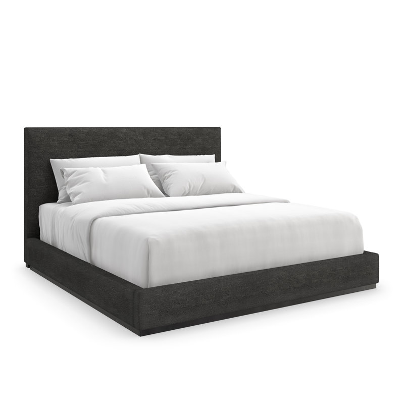 Boutique Upholstered Bed, Black, King