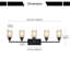 5 - Light Dimmable Vanity Light