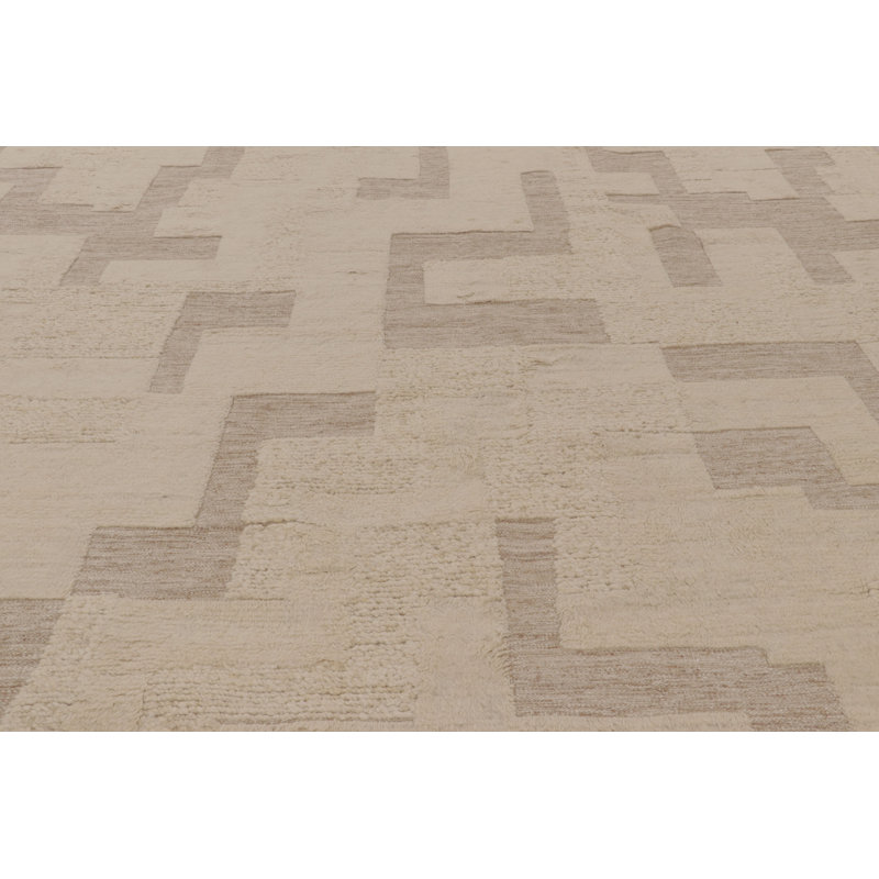 Modern One-of-a-Kind 12'0X16'0 Hand Knotted Area Rug