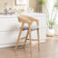 Tabouret de comptoir rembourré Devane-257417113