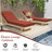 Wynee Outdoor 4'' Chaise Lounge Cushion-1875924005-1875924029