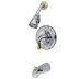 Chrome/Polished Brass