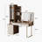 High-quality Makeup Vanity set,5-drawer,Easy to assemble,Extra-large LED makeup mirror-1354122097
