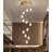 12-Light Modern Led Crystal Chandelier Silver-1831539631