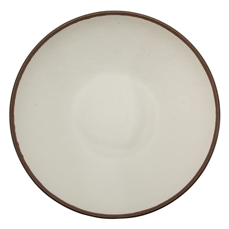 GET Bol de service en plastique, 16.5", Crème