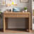 Fluted Writing Desk with 2 Drawers, 39" Computer desk for Home Office , Space-Saving Vanity Desk for Bedroom -354379945