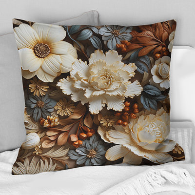 Coussin Rustic Brocade Elegance