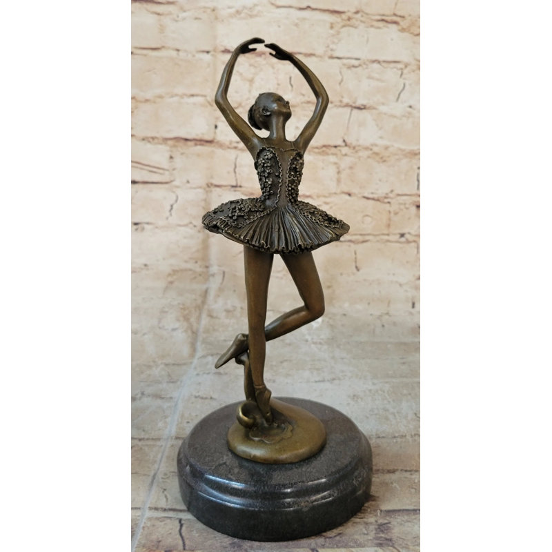 Art déco, enfant mignon, ballerine et bronze