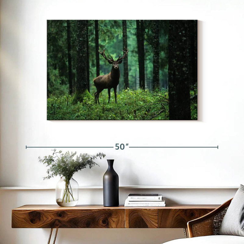 Wapiti en forêt