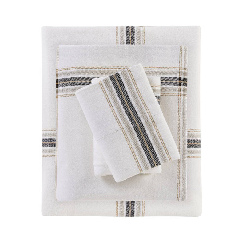 Sheet Set Tan Plaid, Tan Plaid, King Sheet Set