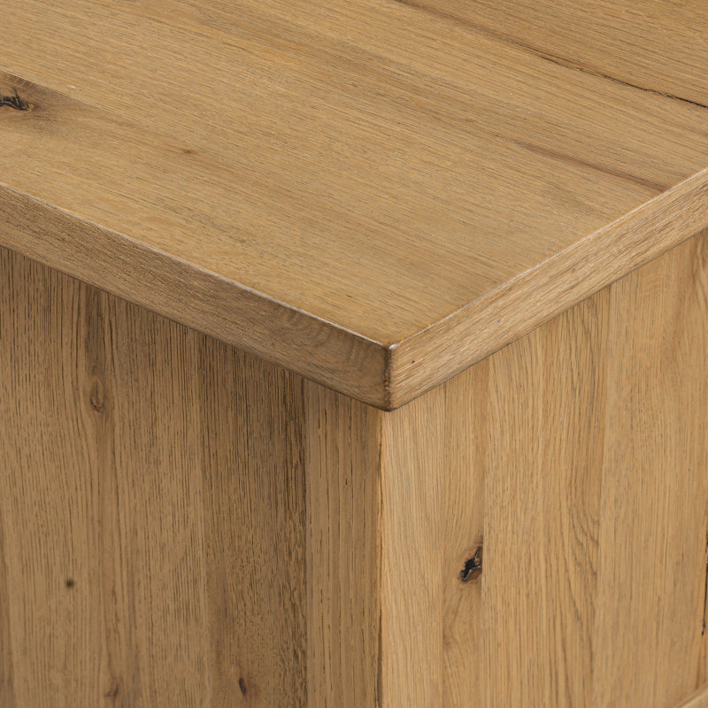 Dalton Media Console-Aged Natural Oak