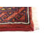 Tapis rouge en laine nouée à la main de conception unique 3 pi 2 po x 5 pi 9 po One Age of a Kind Kind