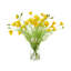 Poppy Arrangement in Glass Vase