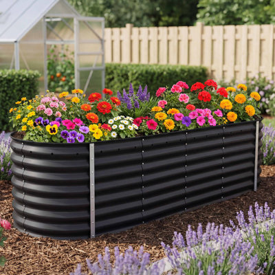 Beyhan Metal Raised Garden Bed