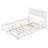 Full Size Platform Bed With Adjustable Trundle-113432491