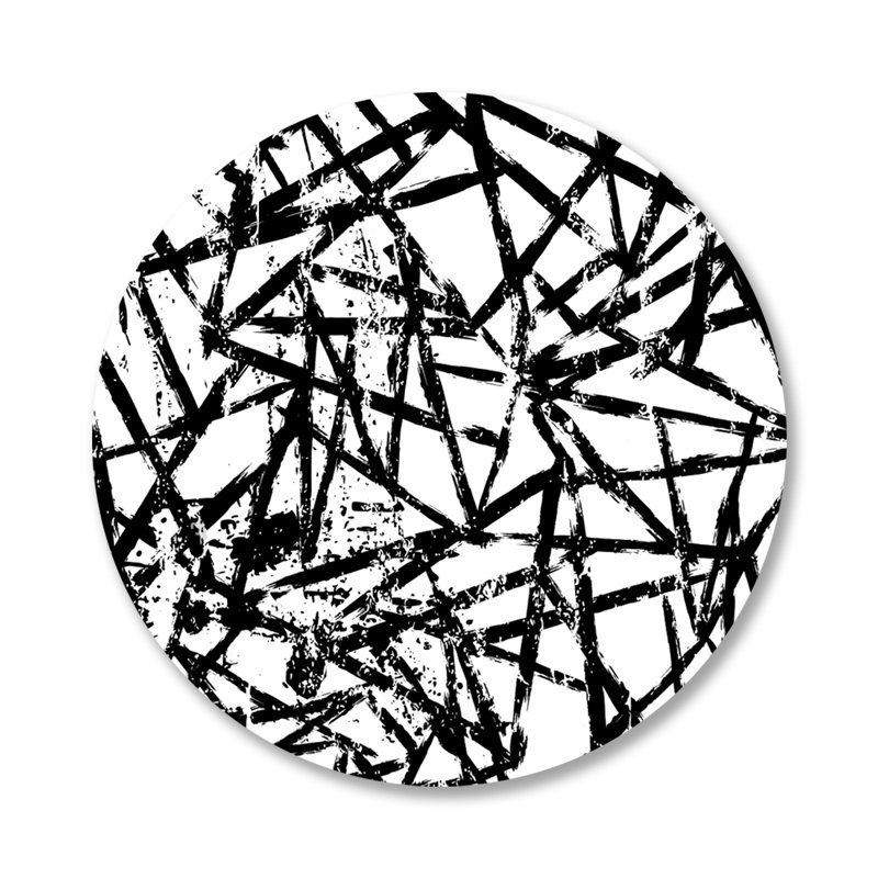 Crossroads Painting, 36" H x 36" W x 1.5" D, Acrylic