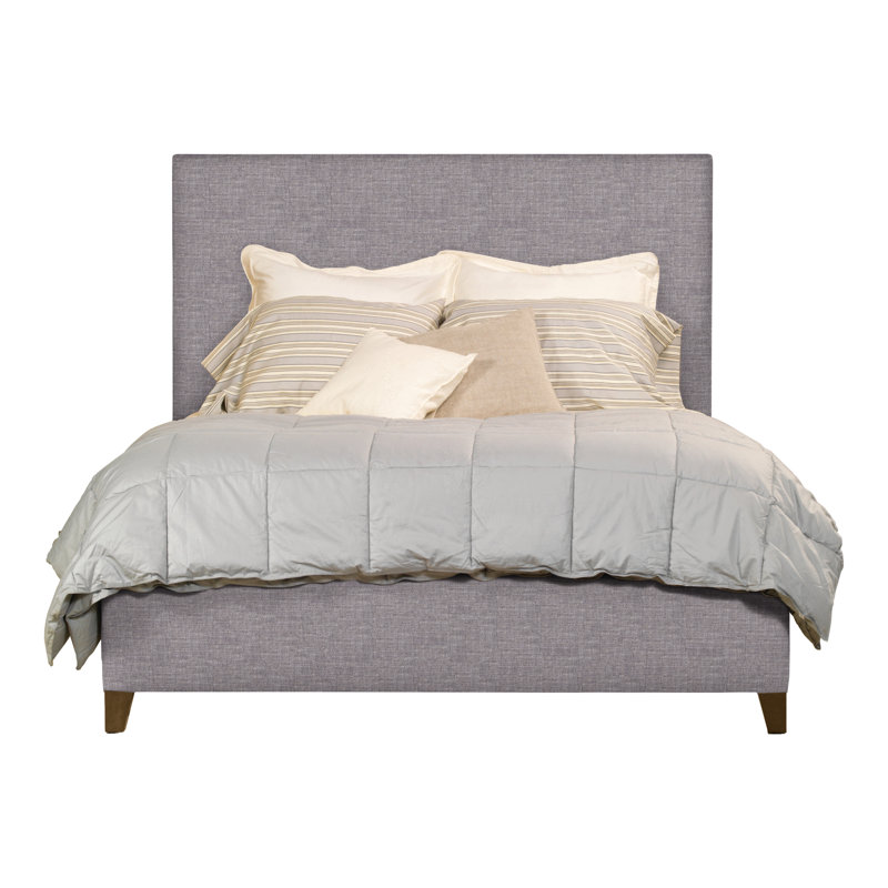 Lit Grace / Griffin, Chenille Crypton® ardoise Nomad, Grand lit, La Havane