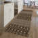 Premium Machine Washable Prisco Chocolate Rug