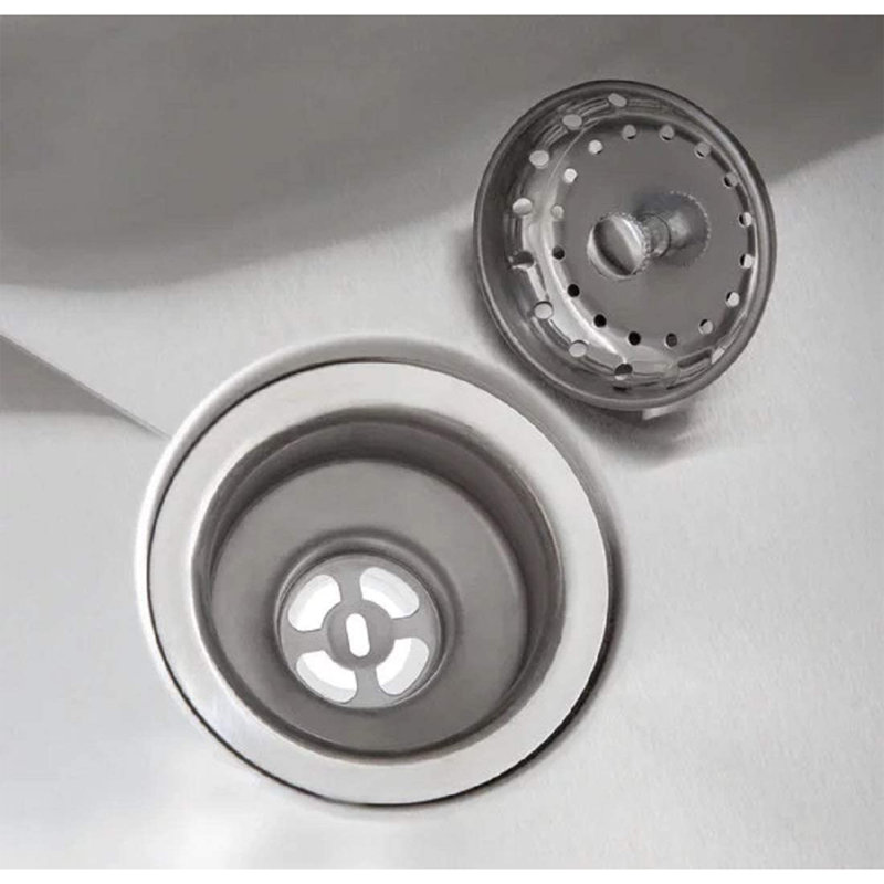 20" x 22" Silver Stainless Steel Freestanding Commercial Sink