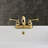 Kingston Brass Vintage Two-Handle 3-Hole Deck Mount 4" Centerset Bathroom Faucet with Plastic Pop-Up-55386665