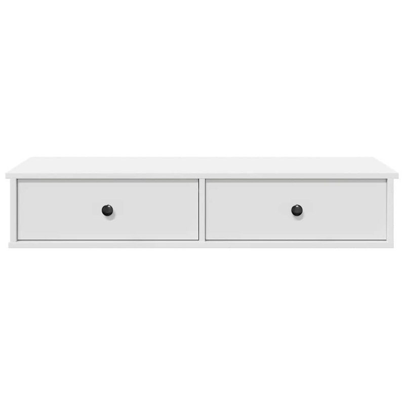 112-9 Wall Mounted Shelf, White