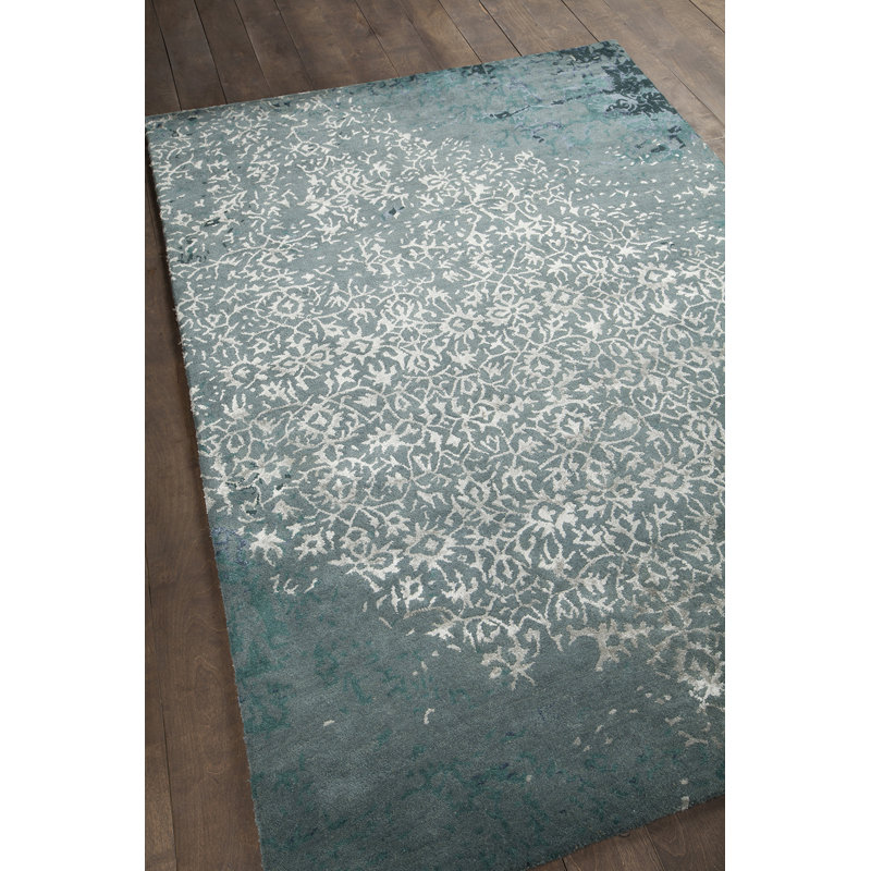 Rupec Handmade Blue Area Rug, 7'9" x 10'6"