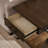 Gattaca Solid Wood Top End Table with Storage