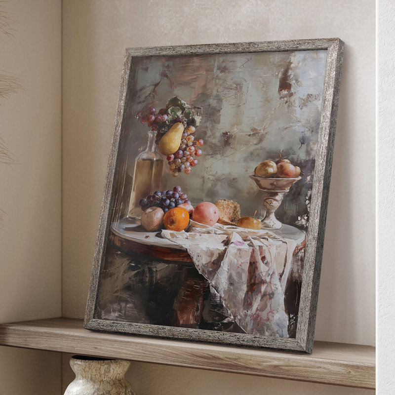 Impression encadrée FLORAL Series DCC XXVI - bois massif, H 30 po x l 24 po