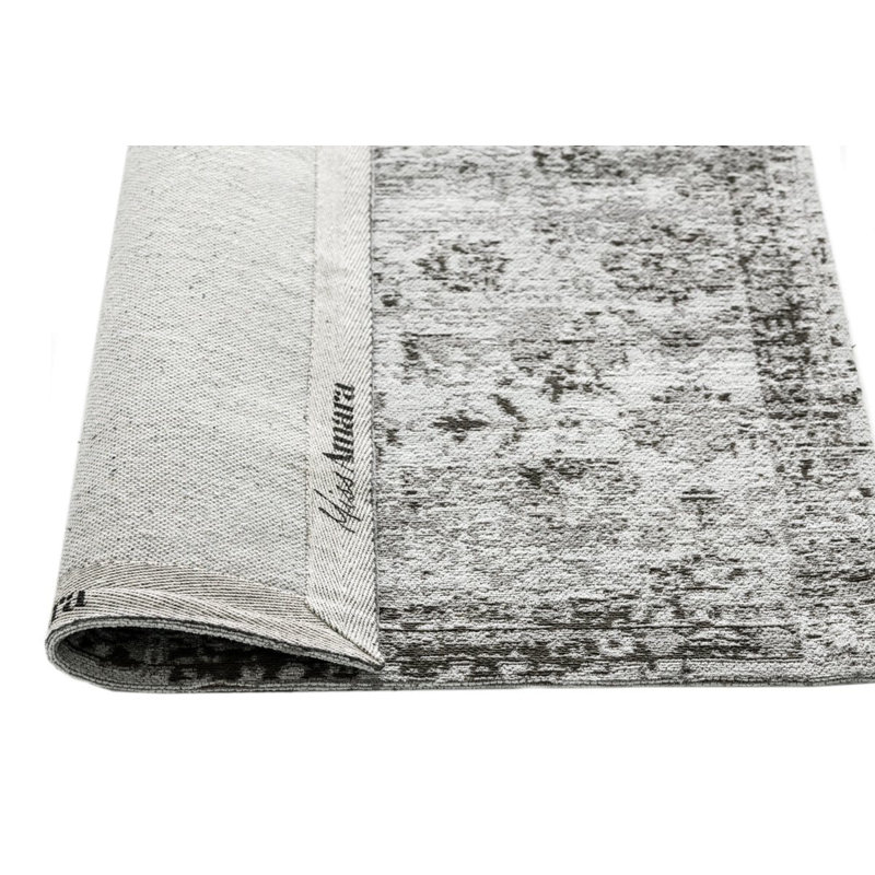 Nousha Cotton and Chenille Floral Rug, Tapis de couloir 2 pi 7 po x 16 pi 1 po