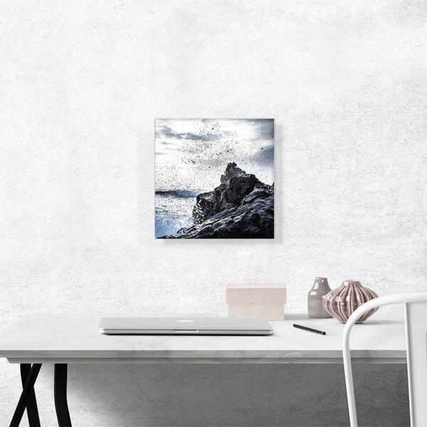 Artcanvas Ocean Rock - Wrapped Canvas Photograph Print 