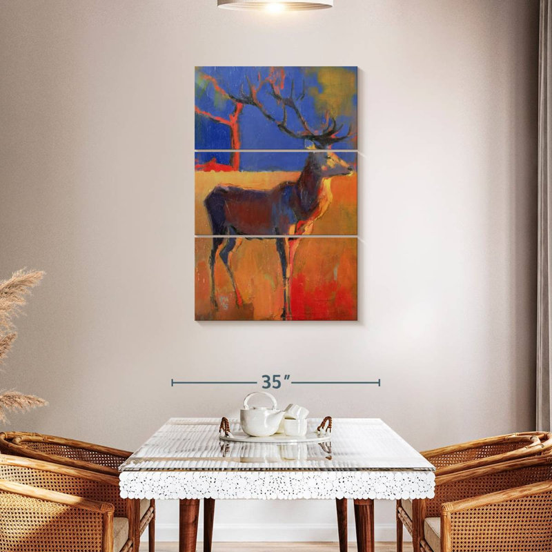 Brampt The Red Tree, 45" H x 28" W