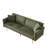 Foldable Double Corduroy Bed, 79 Inch With For Living Room & Compact Spaces Restricted Areas-1401154563
