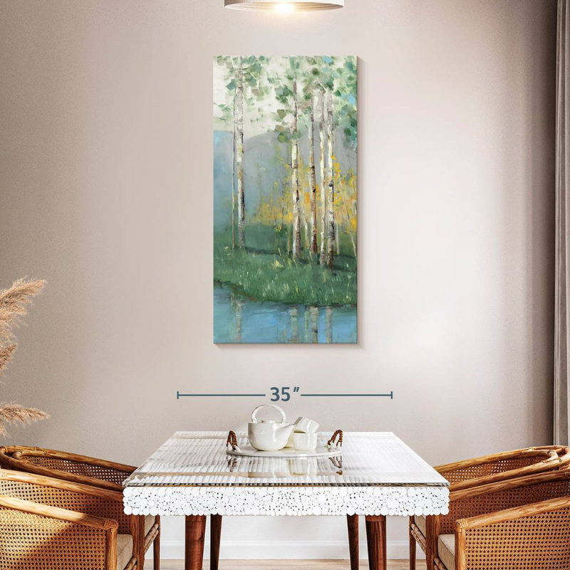 Birch Reflections IV, H 48 po x l 24 po