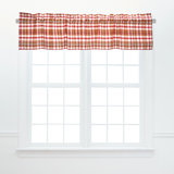 Abingdon Plaid Cotton Valance Thanksgiving Window Treatment