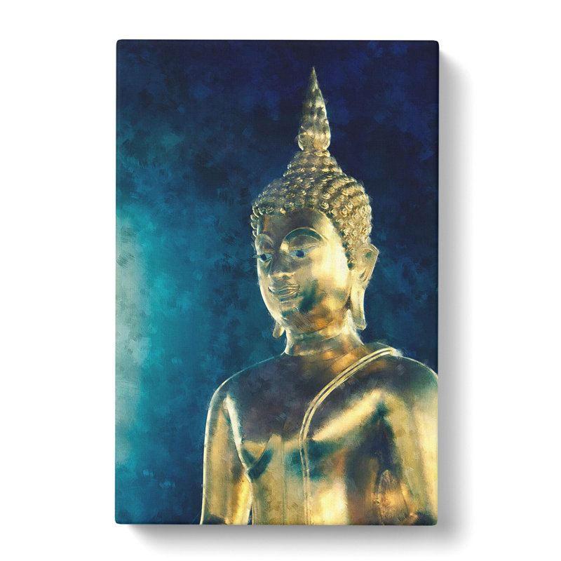 Buddha Statue Vol.6 - Wrapped Canvas Print, 50cm H x 35cm W x 3cm D