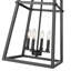 Luminaire suspendu 4 lumières Tellsa - Noir mat-423260861