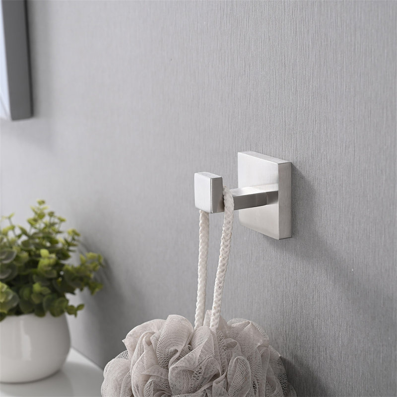4- Piece Bathroom Hardware Set, Brushed Nickel