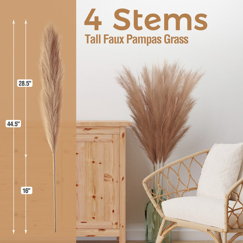 Arrangement de pampas, Brun