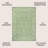 Debbe Vintage Filigree Textured Weave Green/Ivory Indoor/Outdoor Rug-2073316855