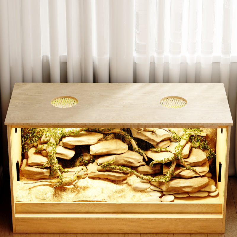 Reptile Terrarium, Beige