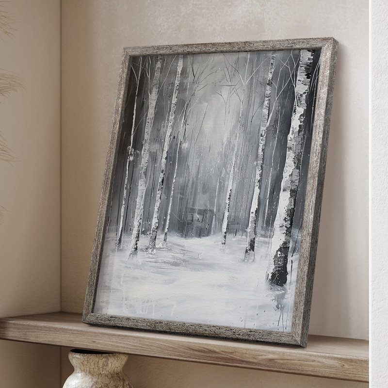 «LANDSCAPES Series Lxxxvii», reproduction encadrée - bois massif, H 15 po x l 12 po
