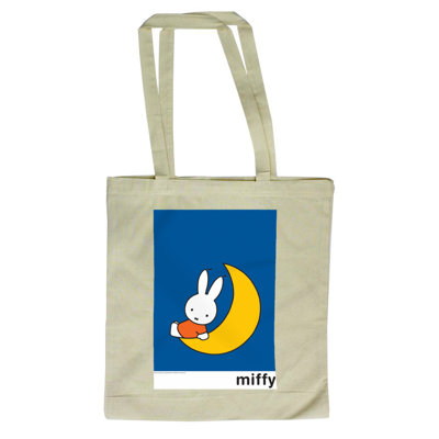 Miffy Sitting on The Moon Tote Bag