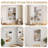 14'' * 18'' Recessed Medicine Cabinet Wall Niche Wood, 2-Tier Bathroom Wall Niche Insert for Drywall, In Wall Shelf Medicine Cabinets Replacement, for Living room, Bathroom Storage, Black-1876663319-1864966743
