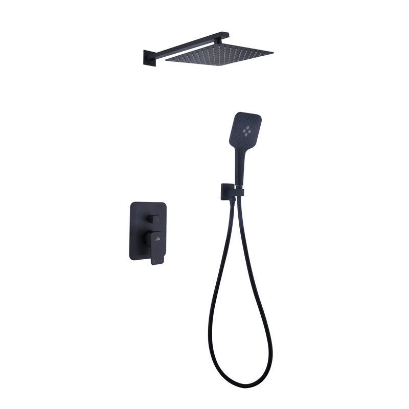 All-In-One Kit with Rough in-Valve, Matte Black