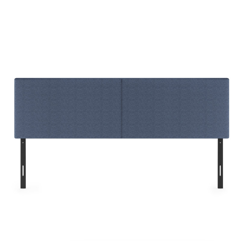 Tête de lit tapissier Karp, Bleu, Très grand