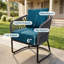 Ensemble de 4 coussins de chaise d'extérieur de luxe 22 x 24 x 6 pouces - Ensemble de 4 coussins de siège résistants à l'eau pour meubles de patio-101824235-101824238